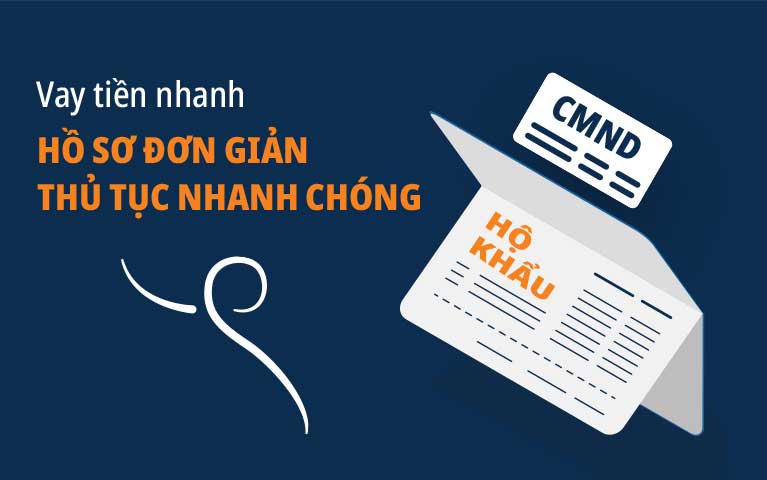 vay vốn ngân hàng chứng minh thư sổ hộ khẩu